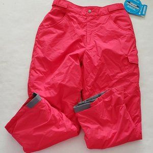 NEW Columbia Snow Pants Girls Youth XL Hot Pink
